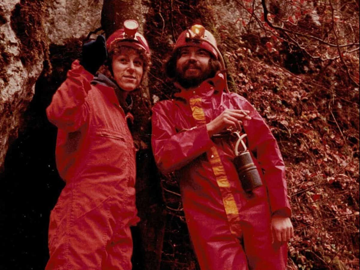 Vor einer Höhlentour im Altmühltal: Ulla Basler und Willi Müller-Basler